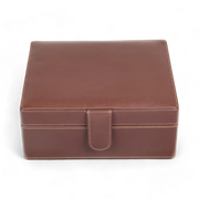 LEATHER 6 WATCH ORGANISER