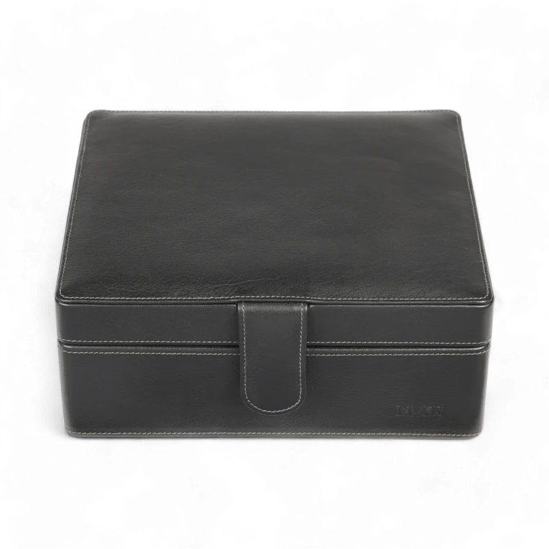 LEATHER 6 WATCH ORGANISER