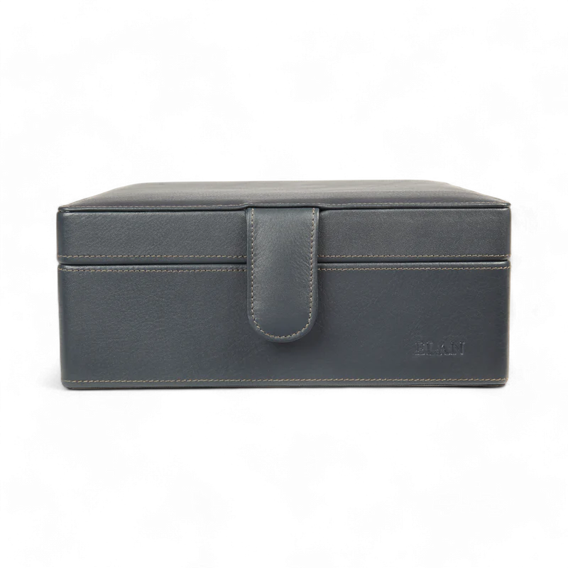 LEATHER 6 WATCH ORGANISER