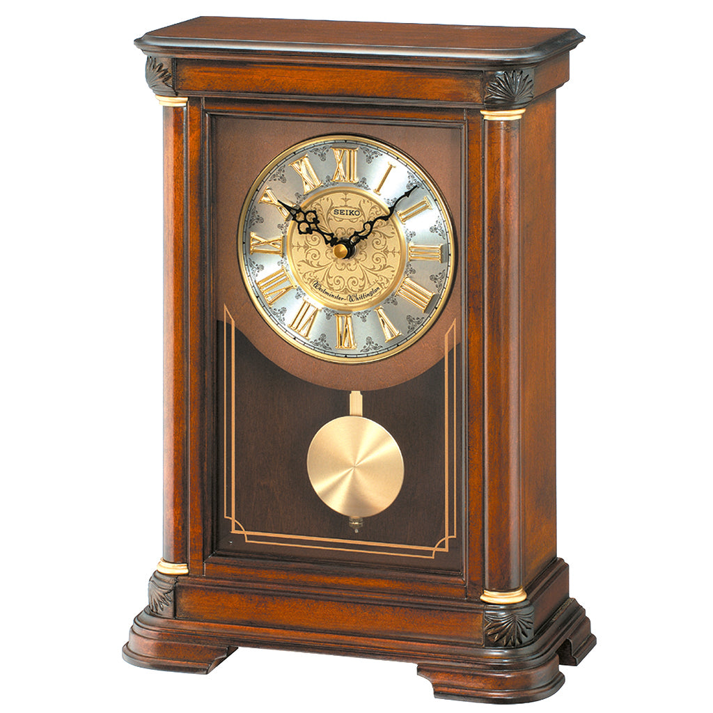 SEIKO QXQ008B LUXURIOUS MANTEL TABLE CLOCK