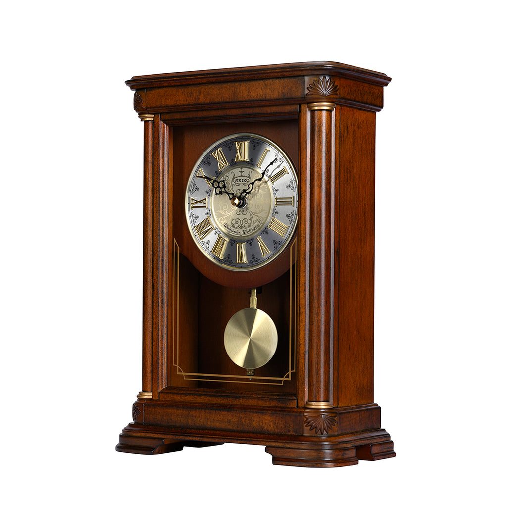 SEIKO QXQ008B LUXURIOUS MANTEL TABLE CLOCK
