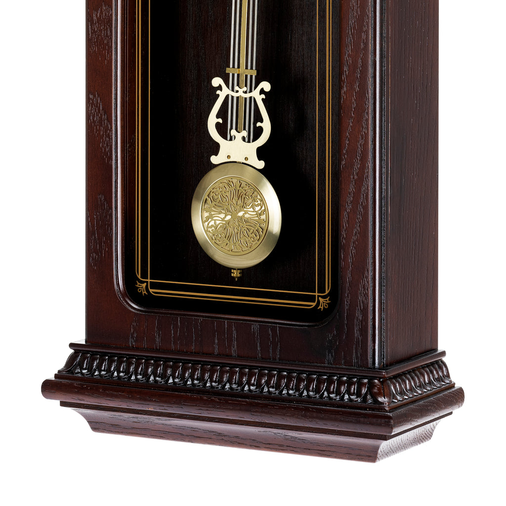SEIKO CLOCKS QXH008B OAK WOOD PENDULUM CLOCK