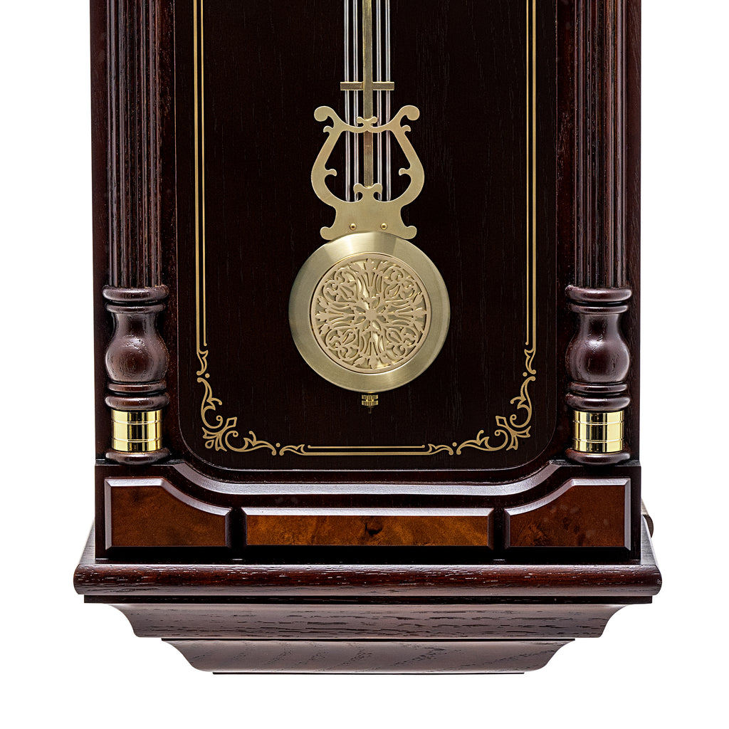 SEIKO CLOCKS QXH004B ALDER WOOD PENDULUM CLOCK
