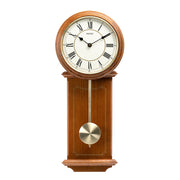 SEIKO CLOCKS QXC213B OAK WOOD PENDULUM CLOCK