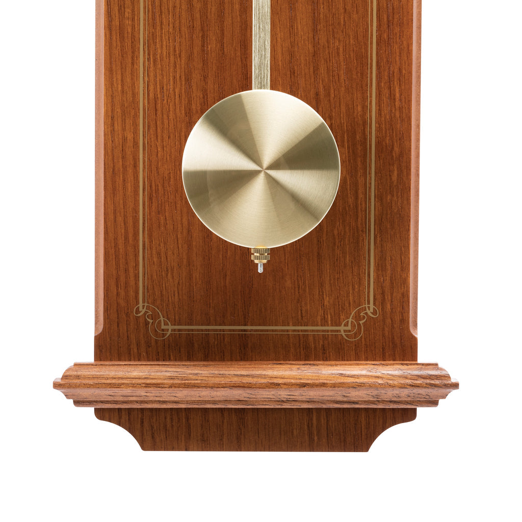 SEIKO CLOCKS QXC213B OAK WOOD PENDULUM CLOCK