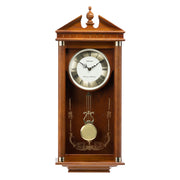 SEIKO CLOCKS QXH107B DUAL CHIME OAK WOOD MUSICAL PENDULUM