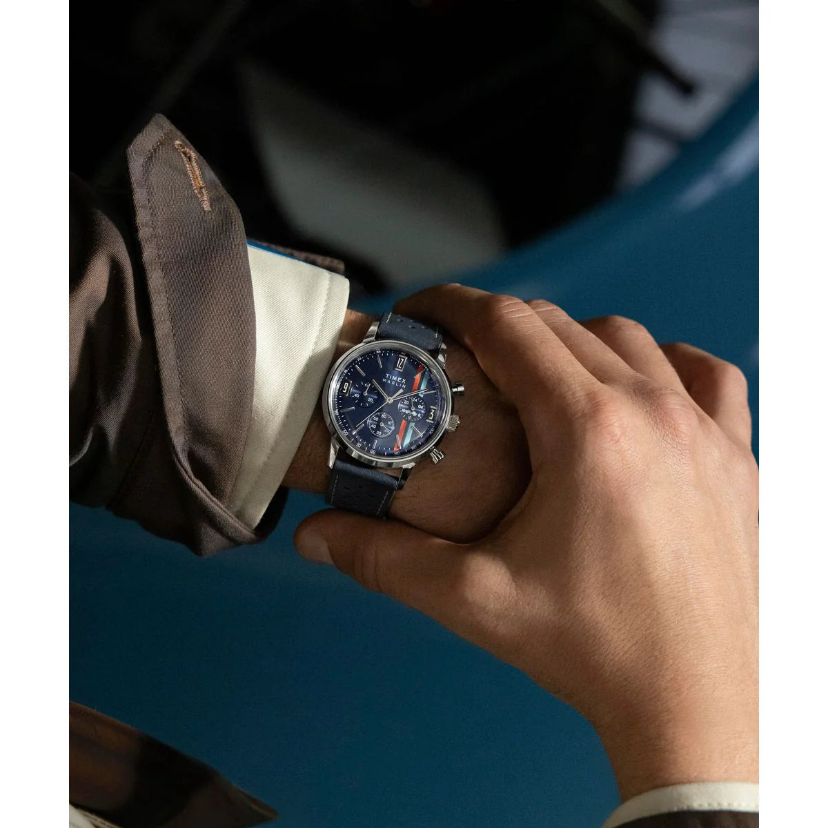 TIMEX MARLIN RACING STRIPES BLUE - TW2W99000IK