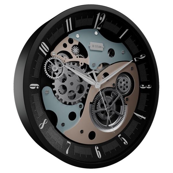 Titan Gear Wall Clock Silent Sweep- 46 cm * 46 cm (Large) - W0121MA01