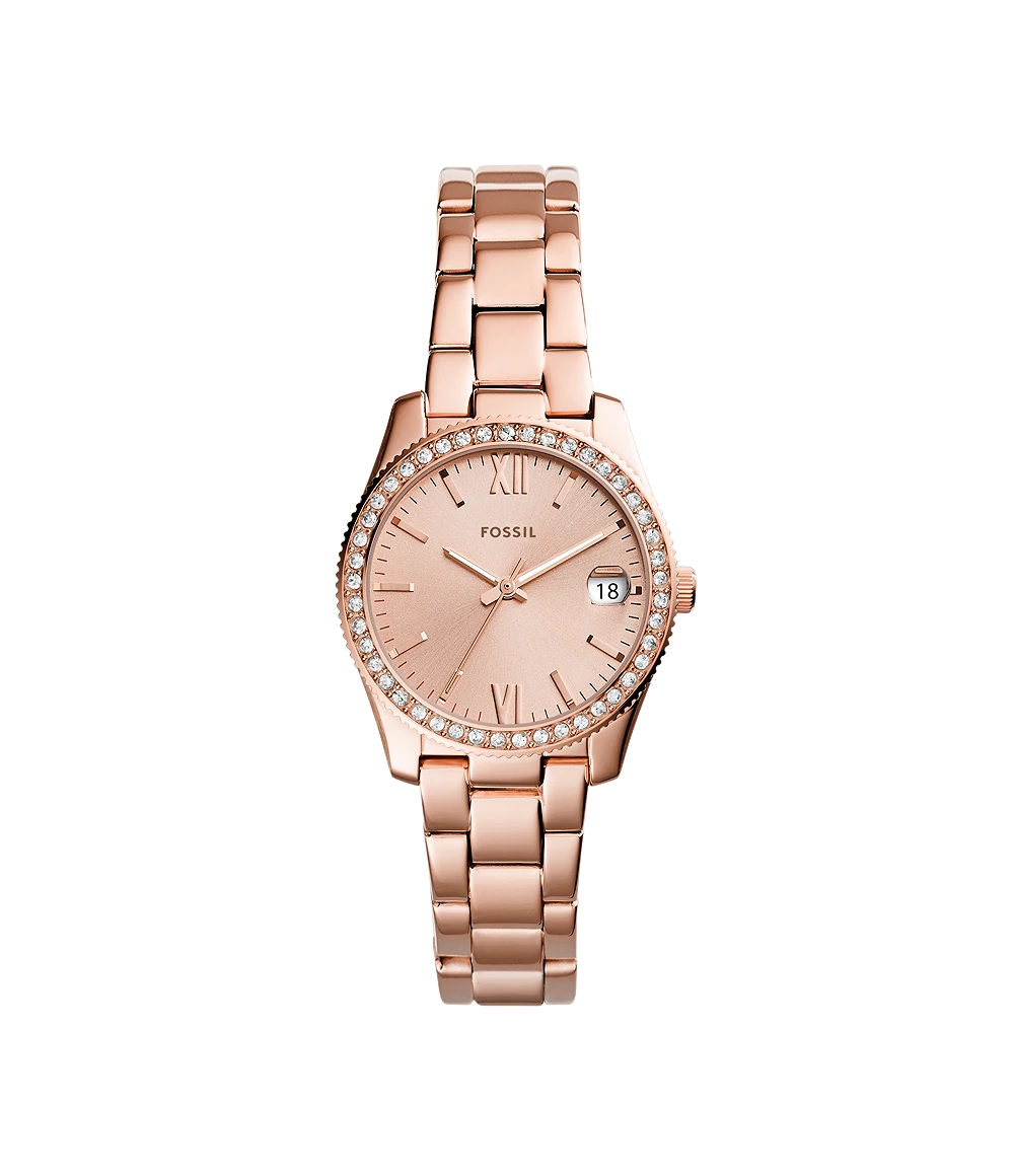 Scarlette Three-Hand Date Rose Gold - ES4318