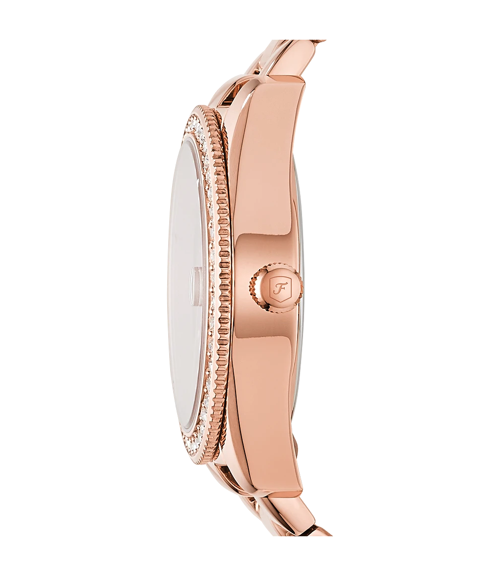 Scarlette Three-Hand Date Rose Gold - ES4318