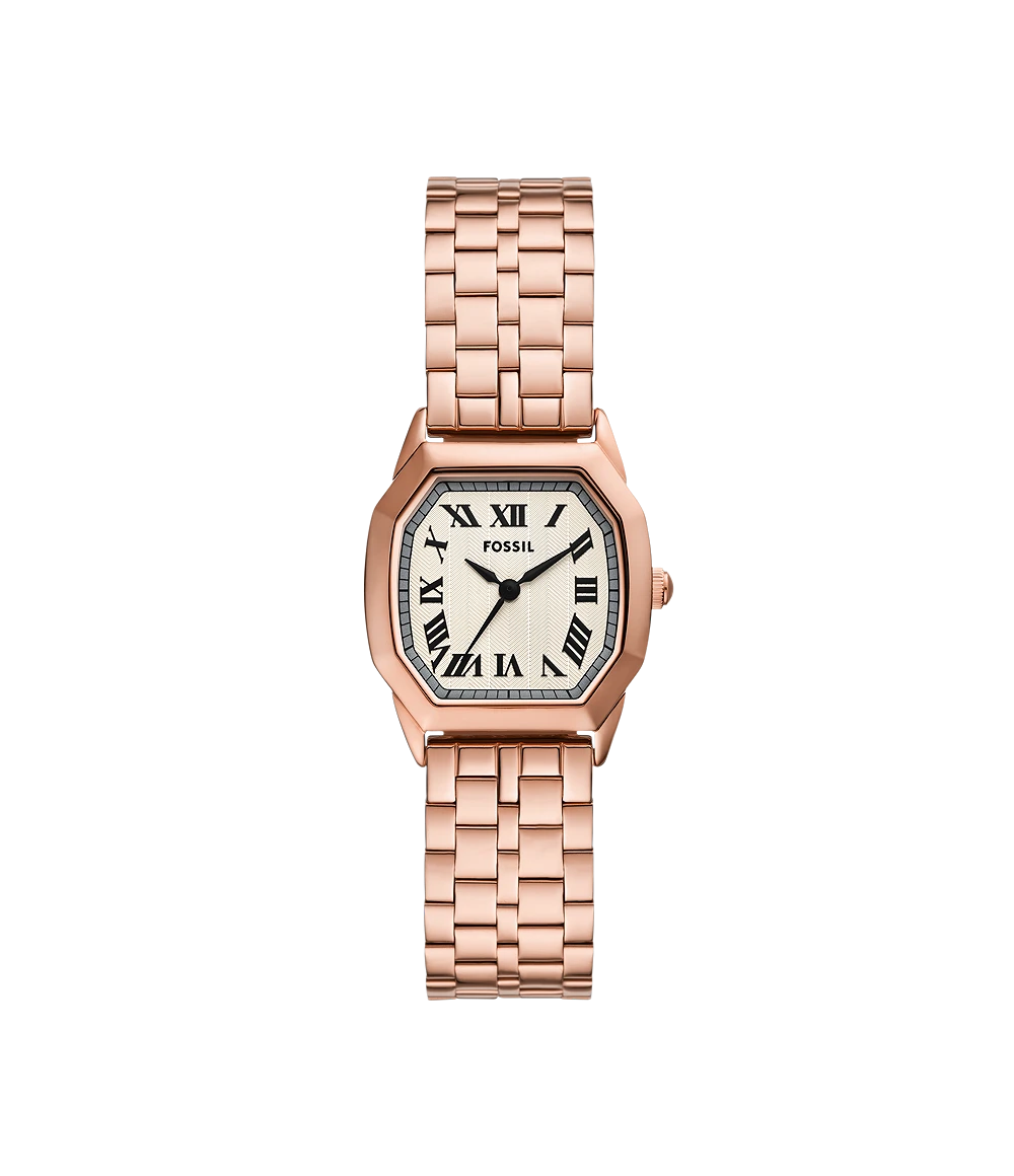 Harlow Three-Hand Rose Gold-Tone Watch - ES5386
