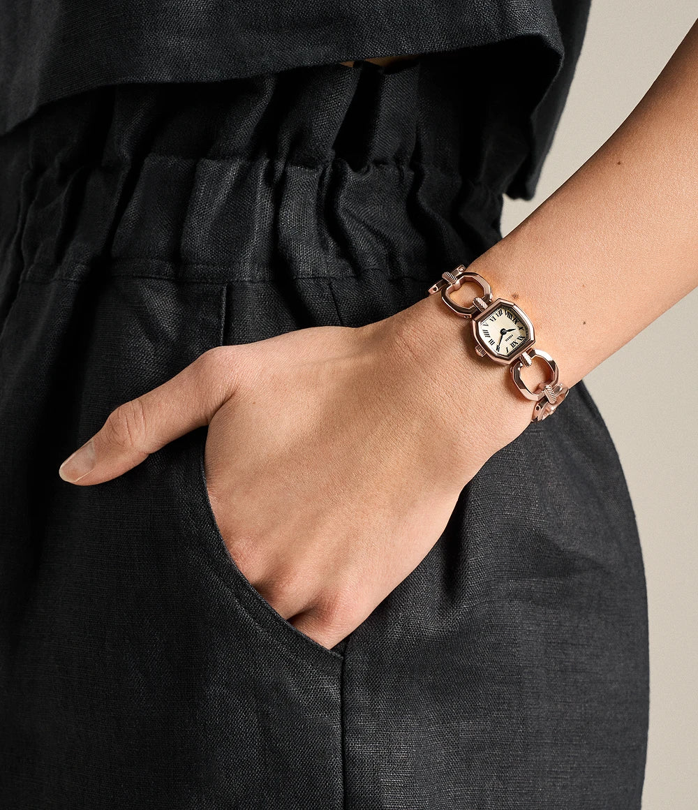 Harlow Mini Two-Hand Rose Gold-Tone Watch - ES5484