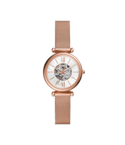 Carlie Mini Automatic Rose Gold Women - ME3188