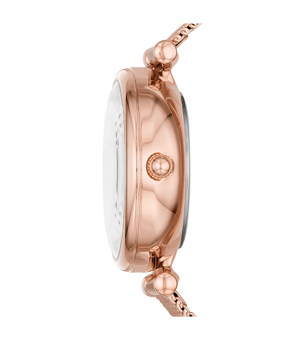 Carlie Mini Automatic Rose Gold Women - ME3188